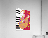 Sax  Piano Acrylic Print