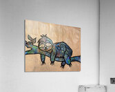 Whimsical Sleeping Sloth Acrylic Print