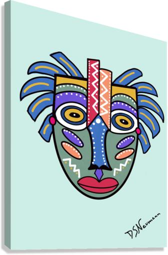 Tribal Mask 13 Canvas Print