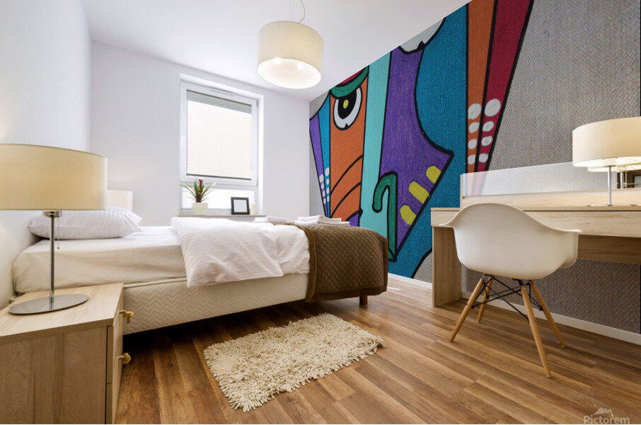 Tribal Mask Mural print