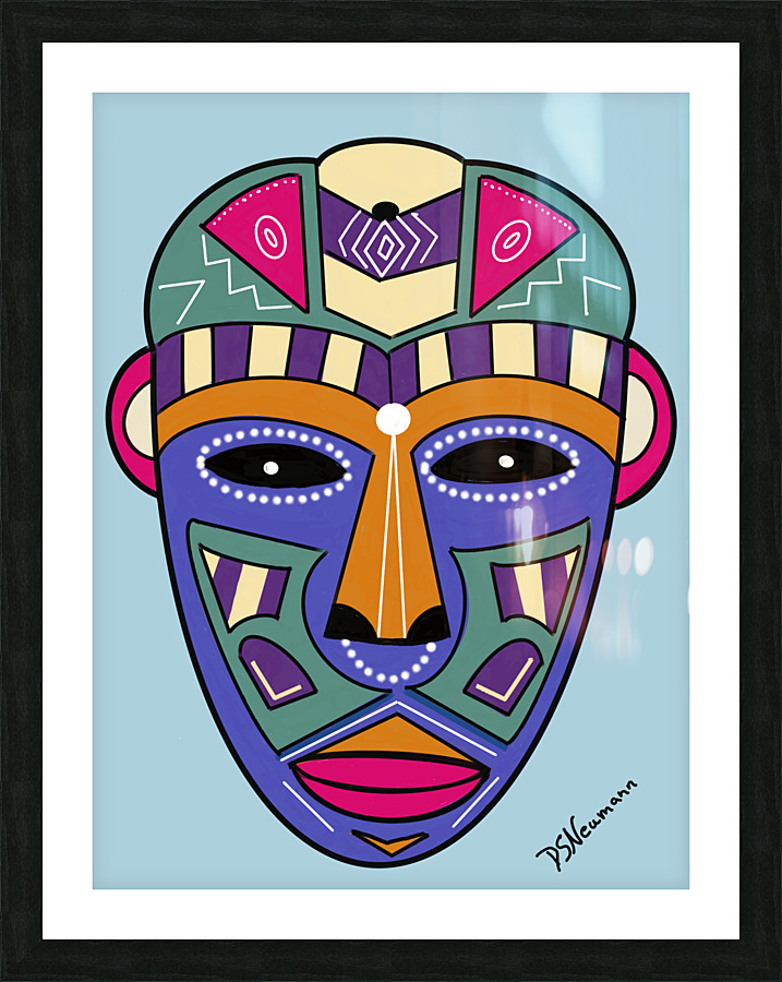 Tribal Mask 7 Picture Frame print