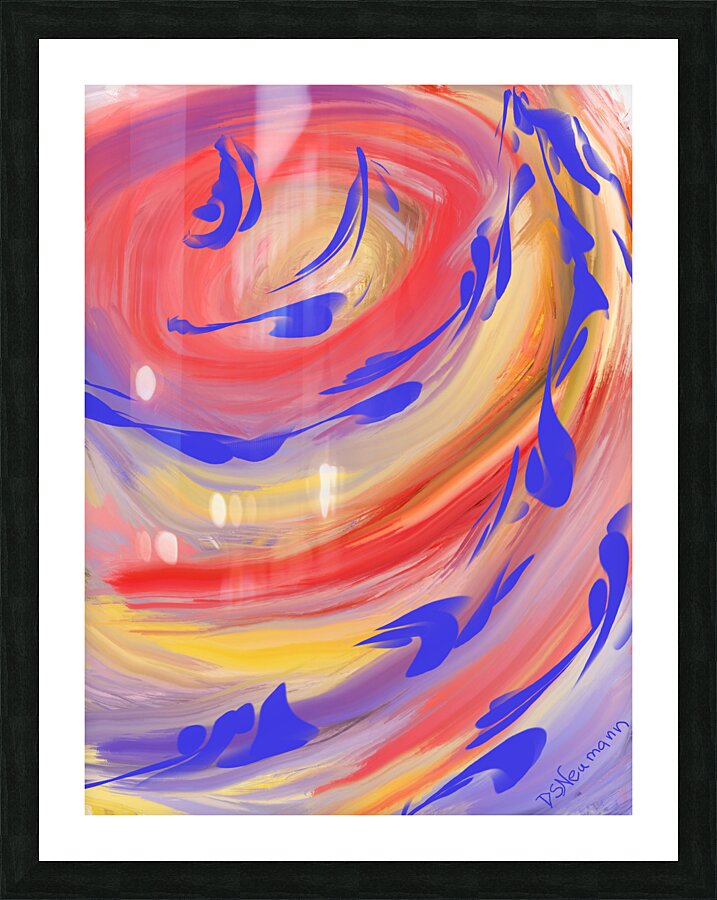 Whirlwind Picture Frame print
