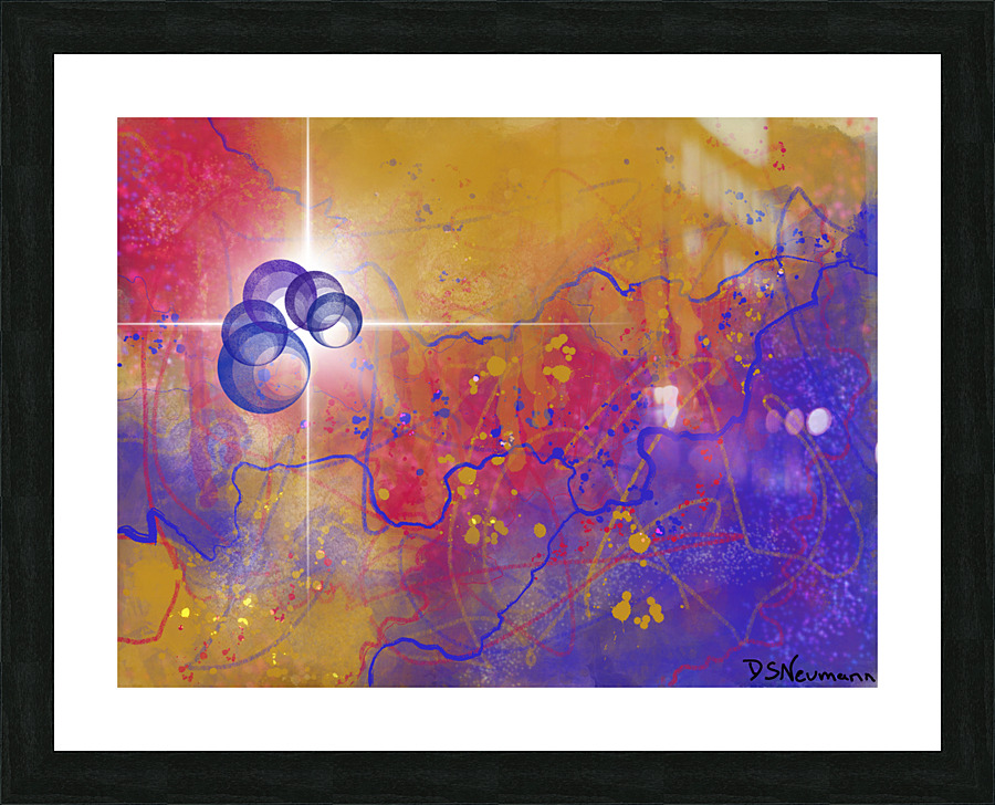 Hovering Picture Frame print