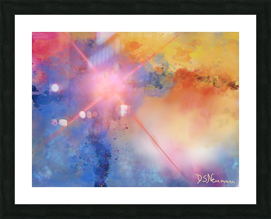 Sun Flare Picture Frame print