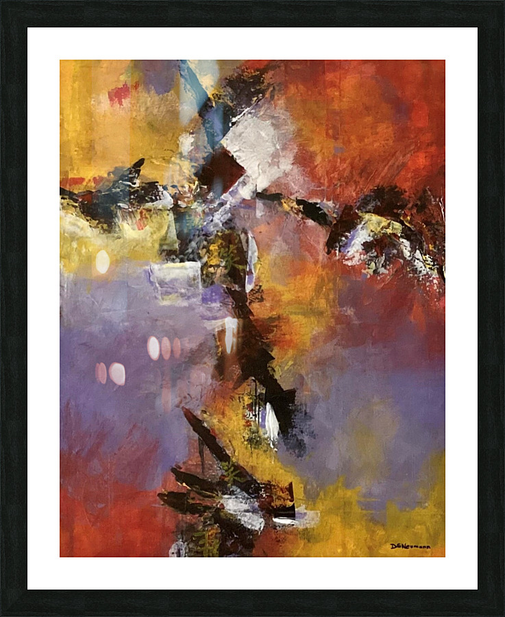 Cosmic fusion Picture Frame print