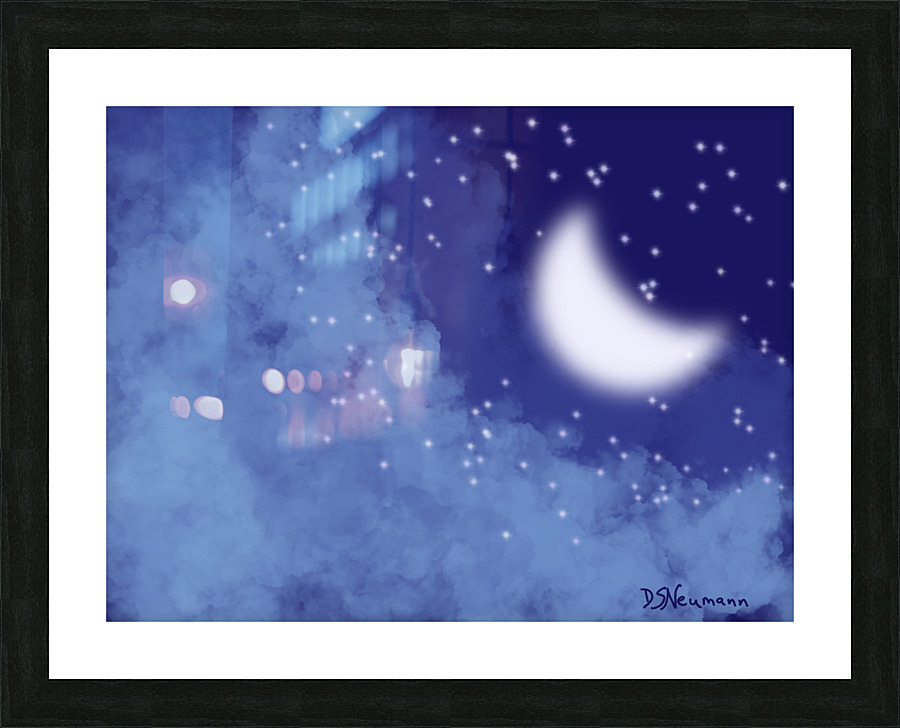 Starry Night.2png Picture Frame print