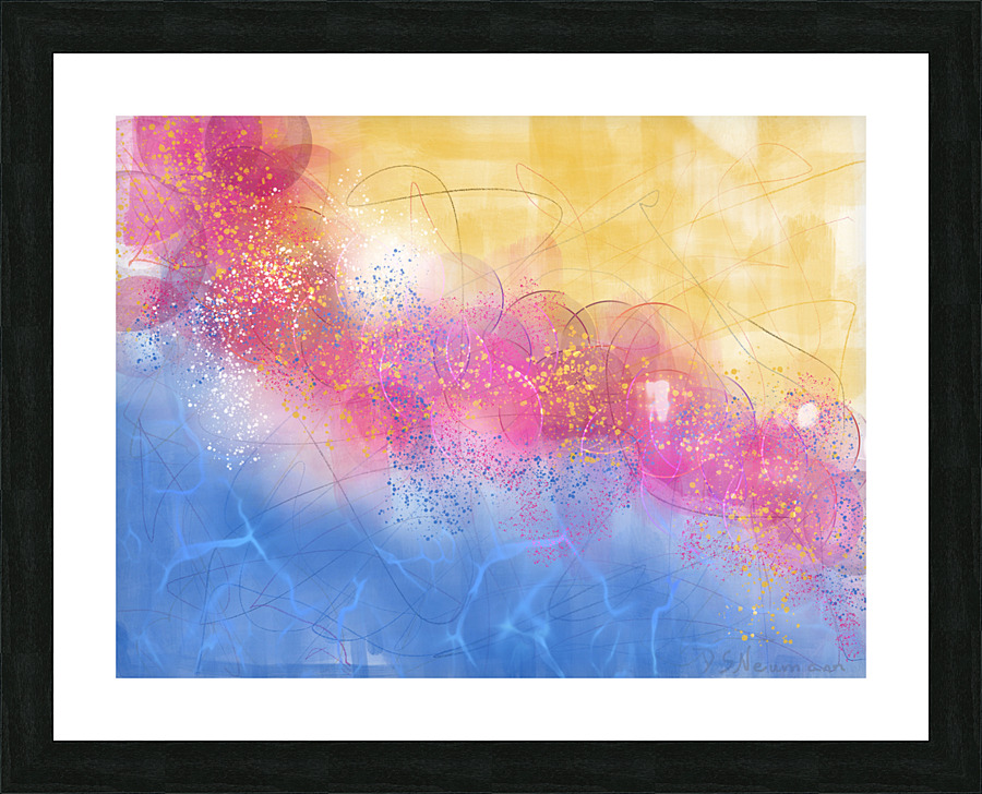 Suunset at the Beach2 Picture Frame print