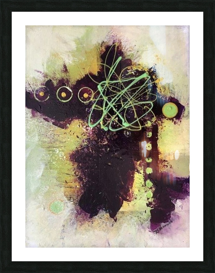 Opposites Attract Picture Frame print