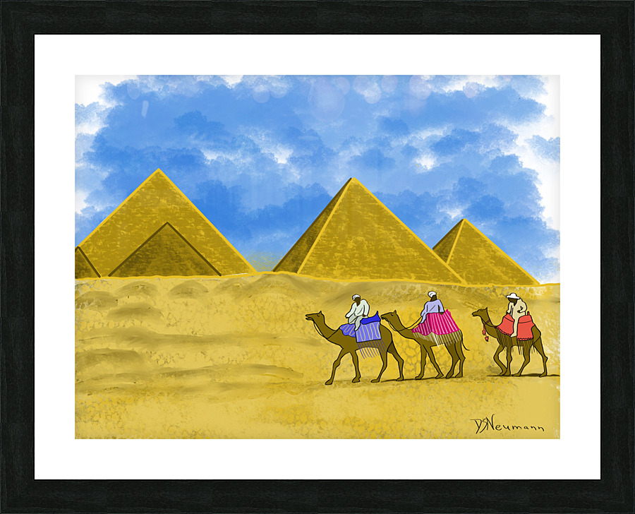 Caravan Picture Frame print