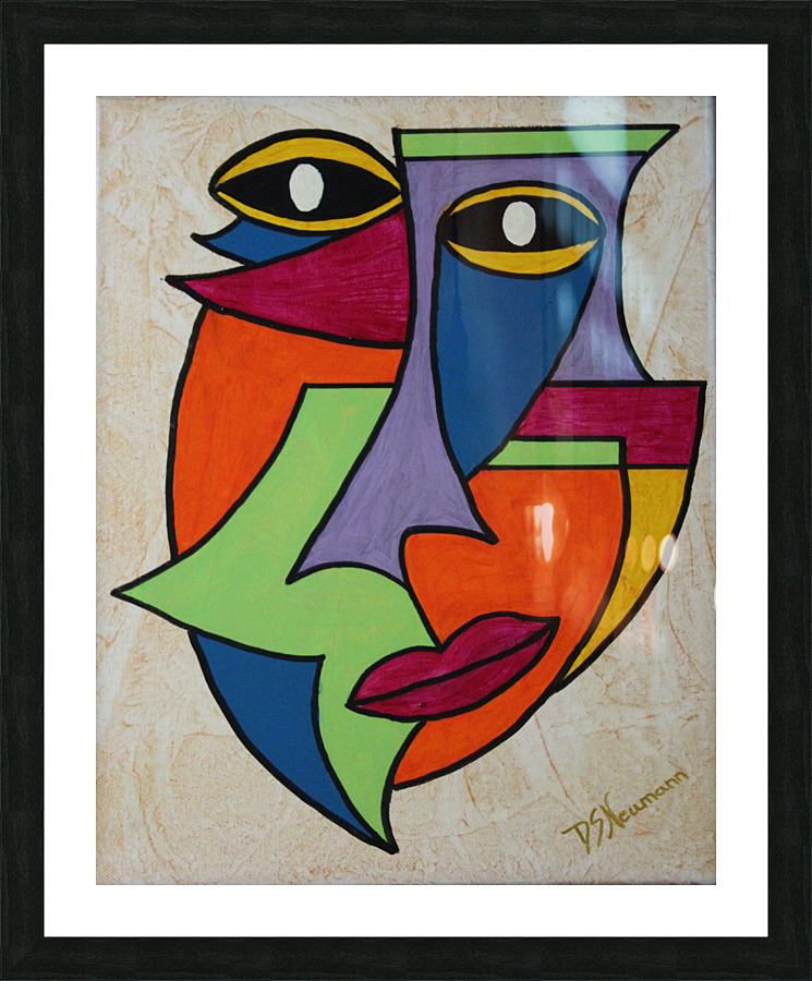 Primitive Mask 4 Picture Frame print