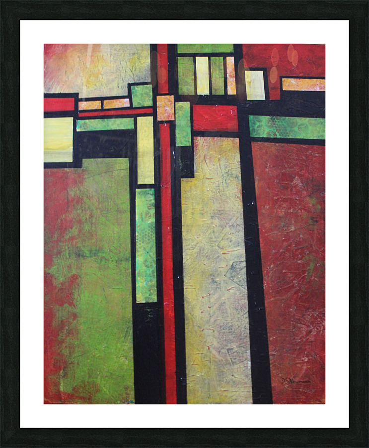 Mayan Puzzle Picture Frame print