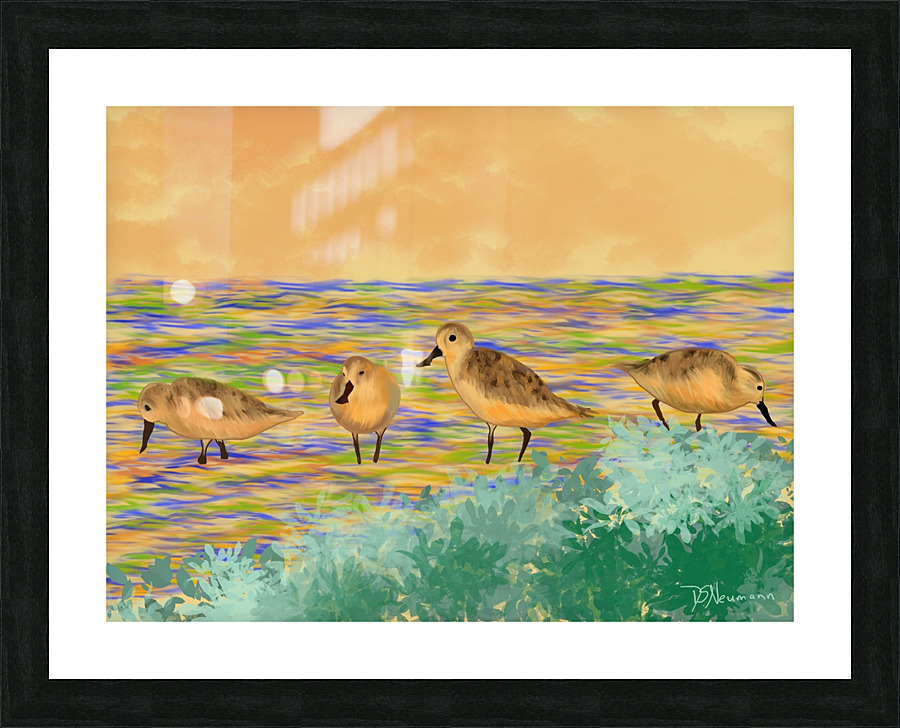 Sunset Snack Picture Frame print