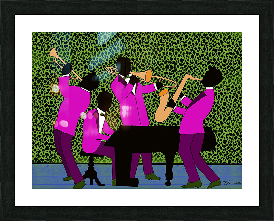 Jamming Picture Frame print