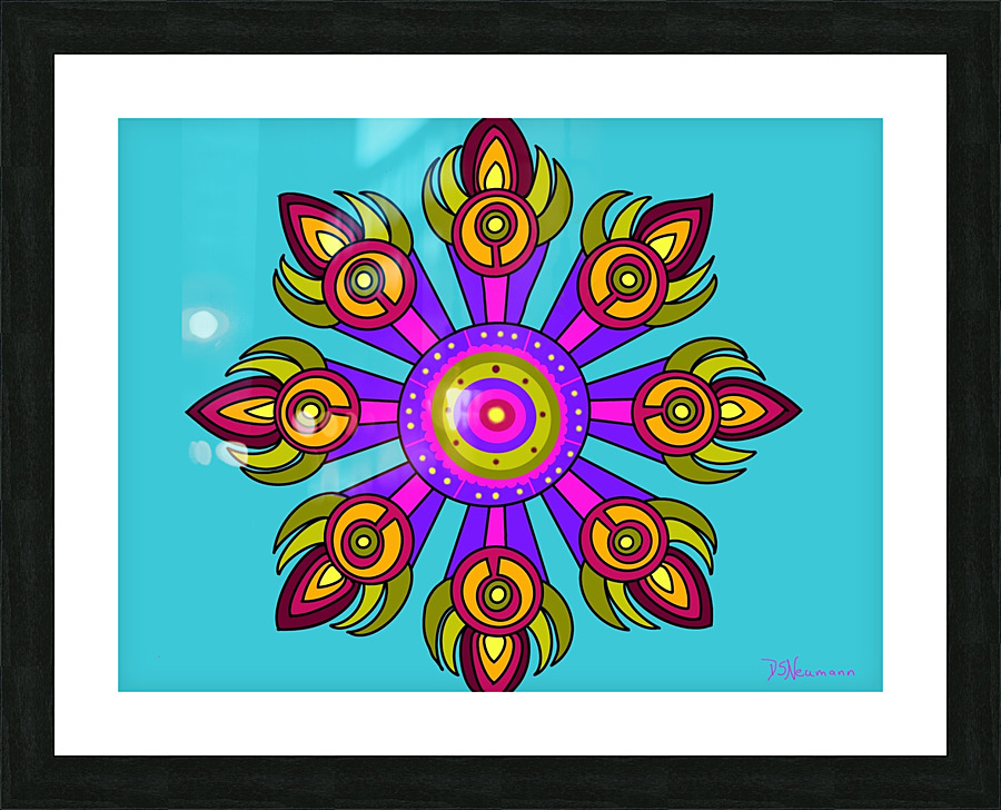 Kaleidoscope 2 Picture Frame print