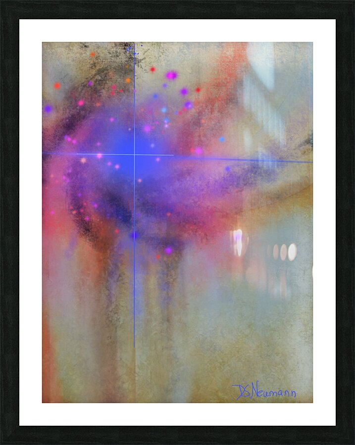 Flaming Star 2 Picture Frame print
