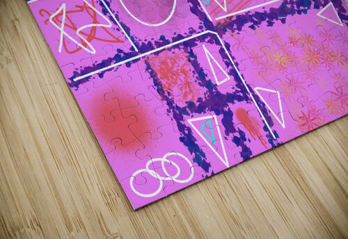 Divide  Conquer Pink Dorothea Neumann puzzle
