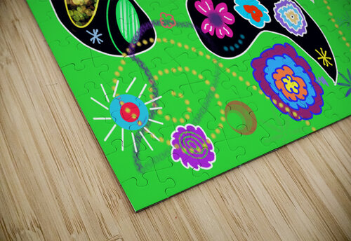 Paisley Lime Dorothea Neumann puzzle