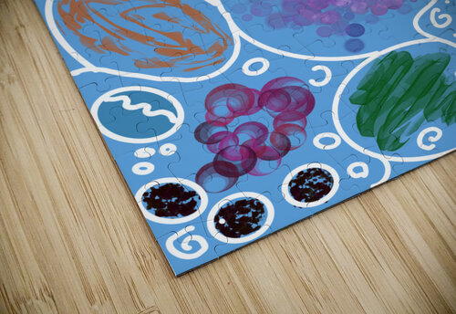 Circle Overload In Blue Dorothea Neumann puzzle