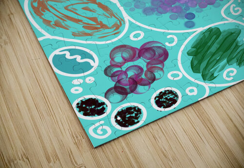 Circle Overload In Turquoise Dorothea Neumann puzzle