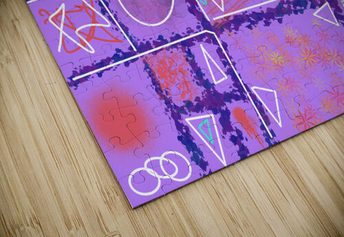 Divide  Conquer Light Violet Dorothea Neumann puzzle