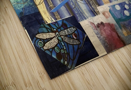 Blue Collage Dorothea Neumann puzzle