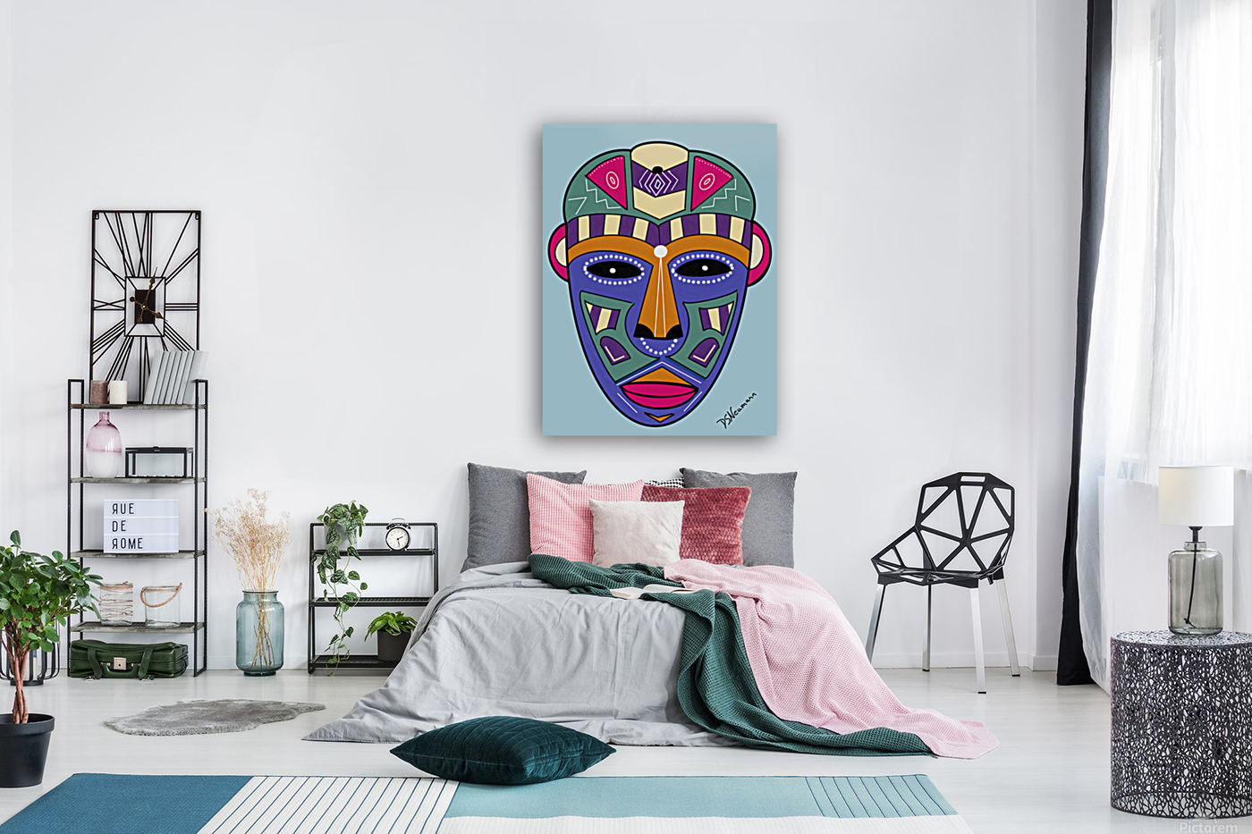 Tribal Mask 7 Reproduction