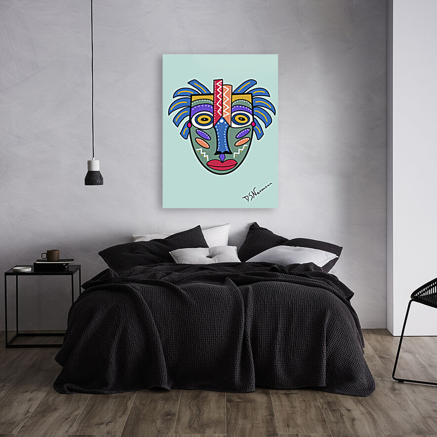 Tribal Mask 13 Reproduction