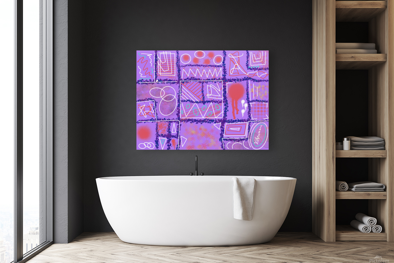 Divide  Conquer Light Violet Reproduction