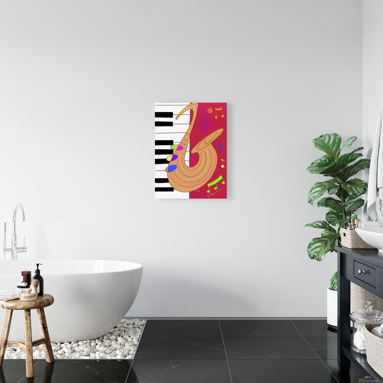 Sax  Piano Reproduction