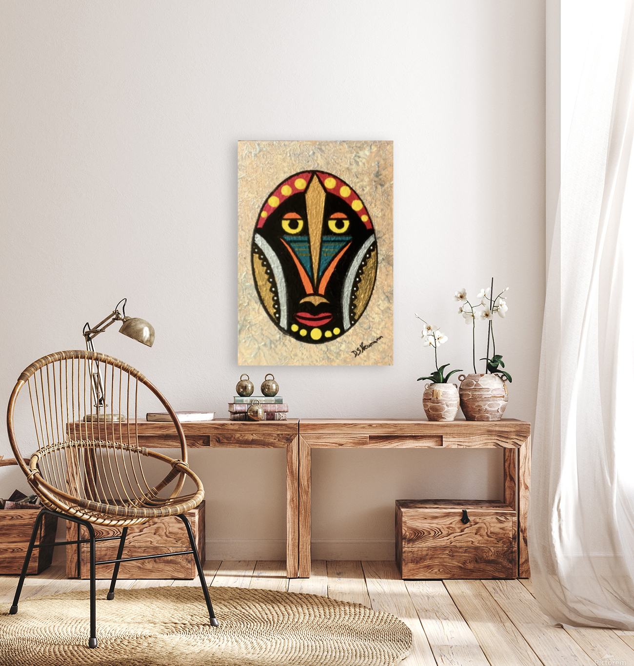 PRIMITIVE MASK   8 Reproduction