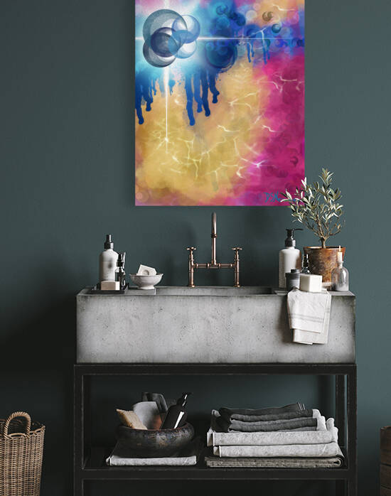 Abstract art - Star Burst by Dorothea Neumann