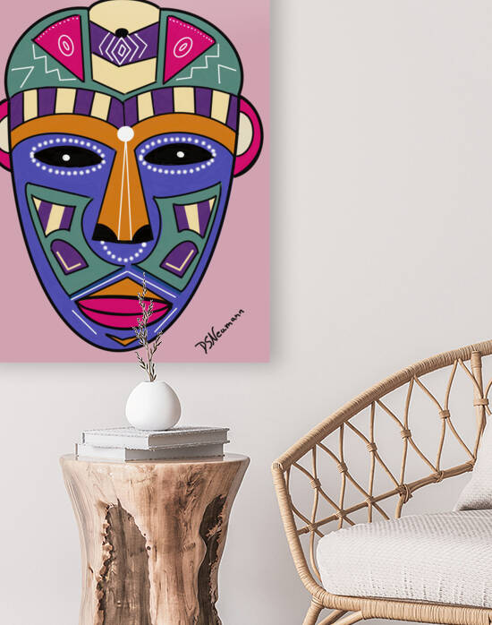 Tribal Mask 5 by Dorothea Neumann