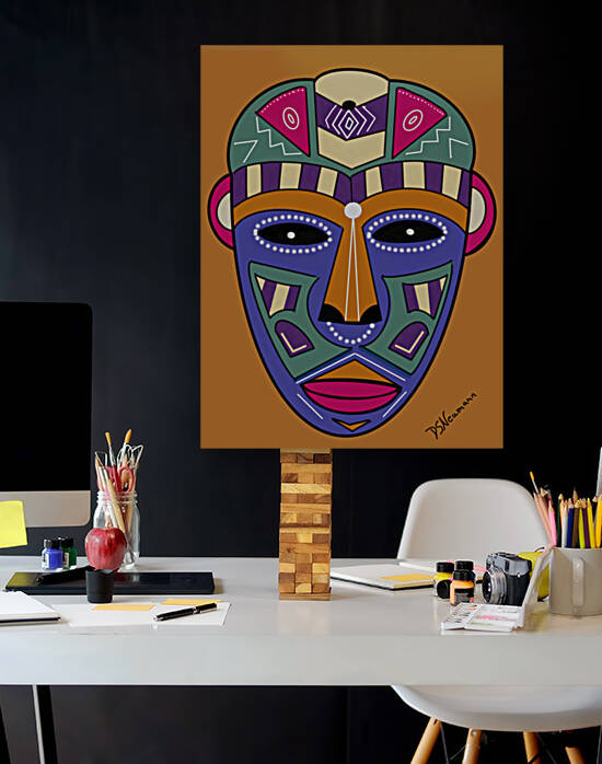 Tribal Mask 8 by Dorothea Neumann