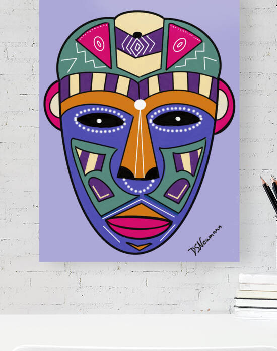 Tribal Mask 6 by Dorothea Neumann