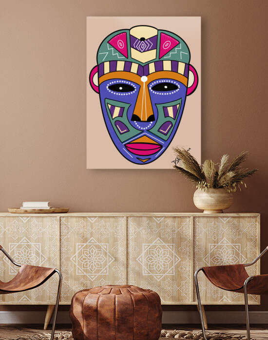 Tribal Mask 4 by Dorothea Neumann