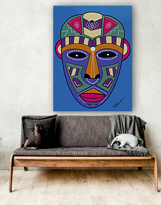 Tribal Mask 9 by Dorothea Neumann