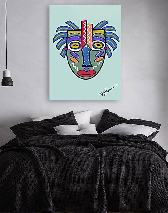 Tribal Mask 13 Reproduction