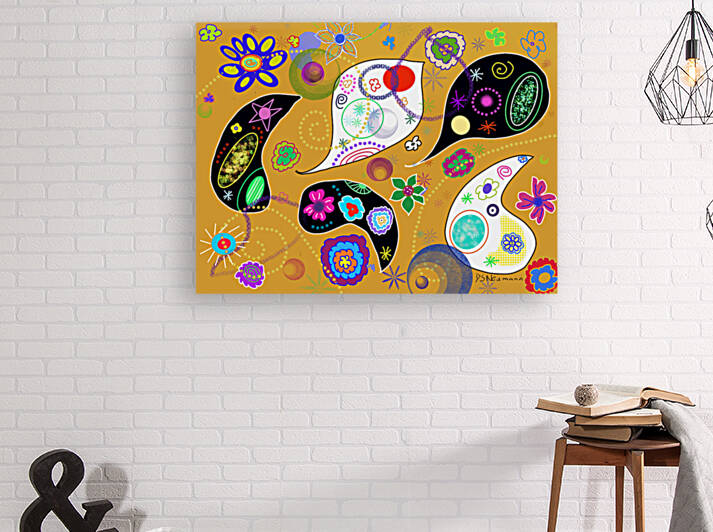 Paisley  Orange by Dorothea Neumann