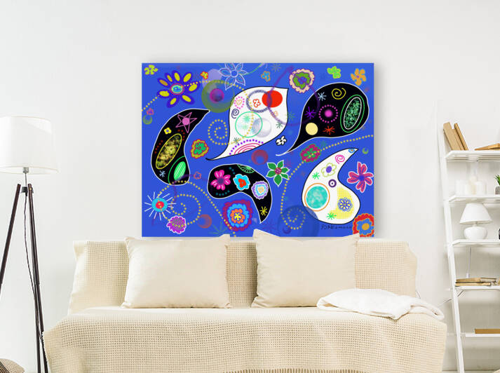 Paisley Blue by Dorothea Neumann