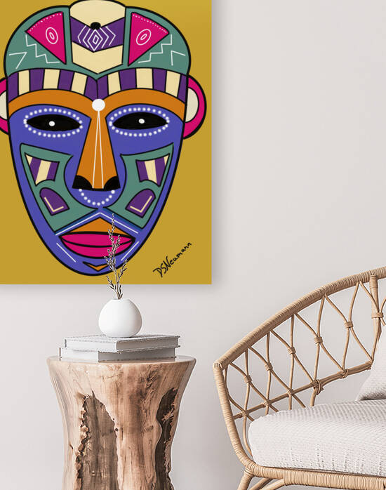 Tribal Mask 1 by Dorothea Neumann