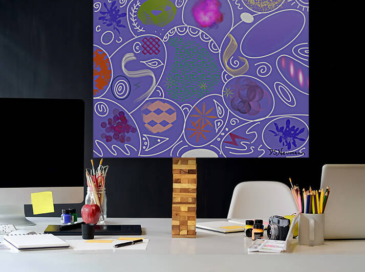 Extravaganza In Purple by Dorothea Neumann
