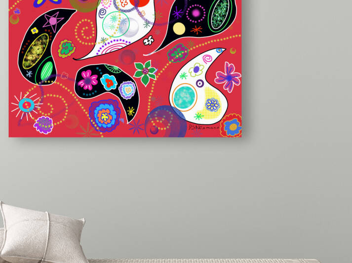 Paisley  Red by Dorothea Neumann