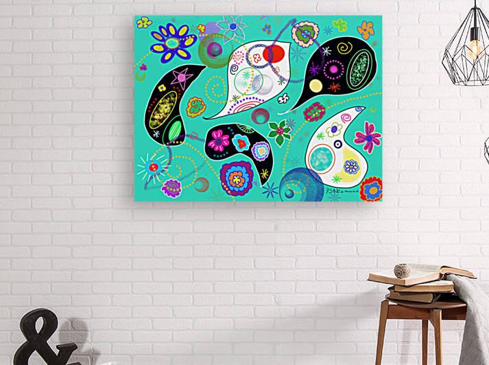 Paisley Turquoise by Dorothea Neumann