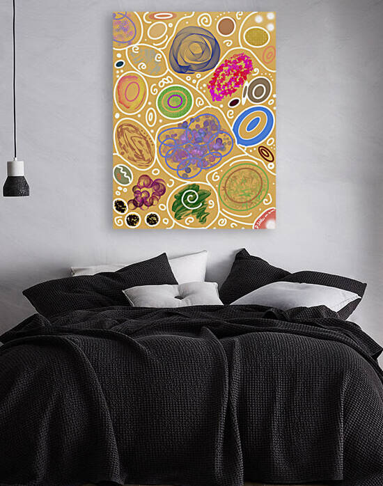 Circle Overload In Gold by Dorothea Neumann