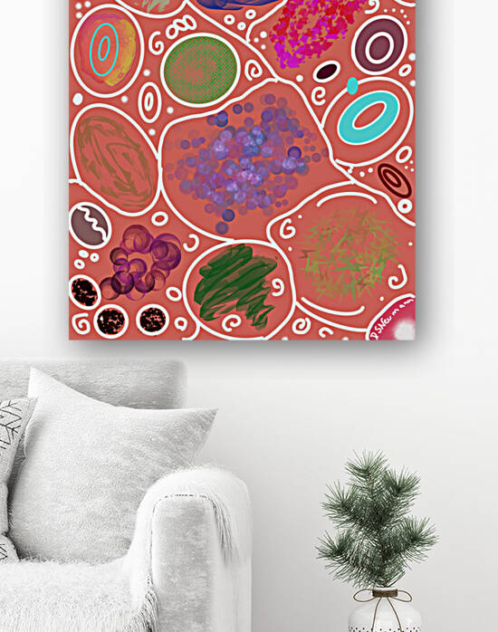 Circle Overload In Rust by Dorothea Neumann