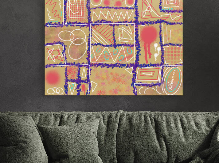 Divide  Conquer Beige by Dorothea Neumann