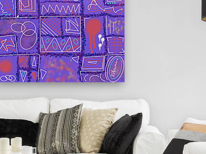 Divide  Conquer Violet by Dorothea Neumann