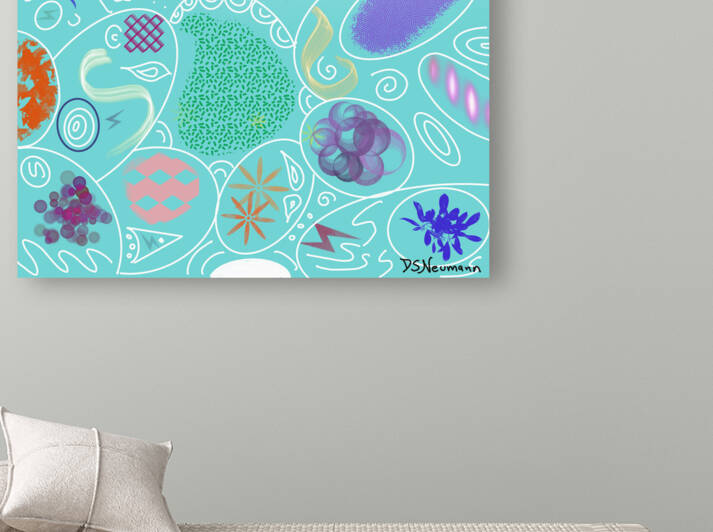 Extravaganza In Turquoise by Dorothea Neumann
