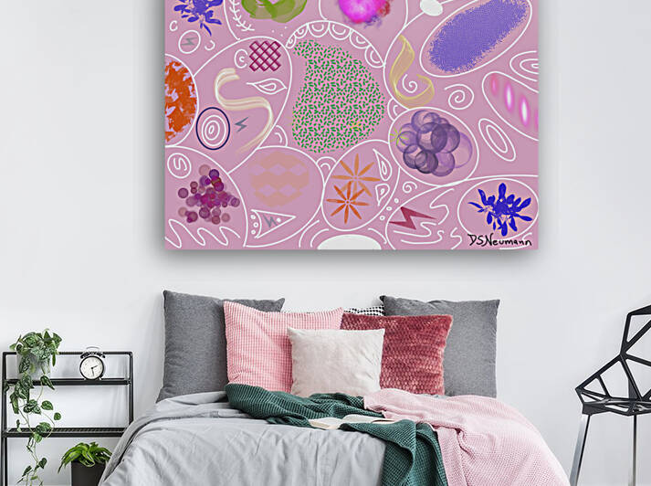 Extravaganza In Smokey Pink by Dorothea Neumann