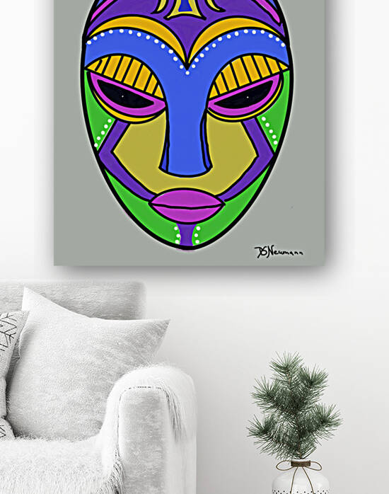 Tribal Mask 1 by Dorothea Neumann